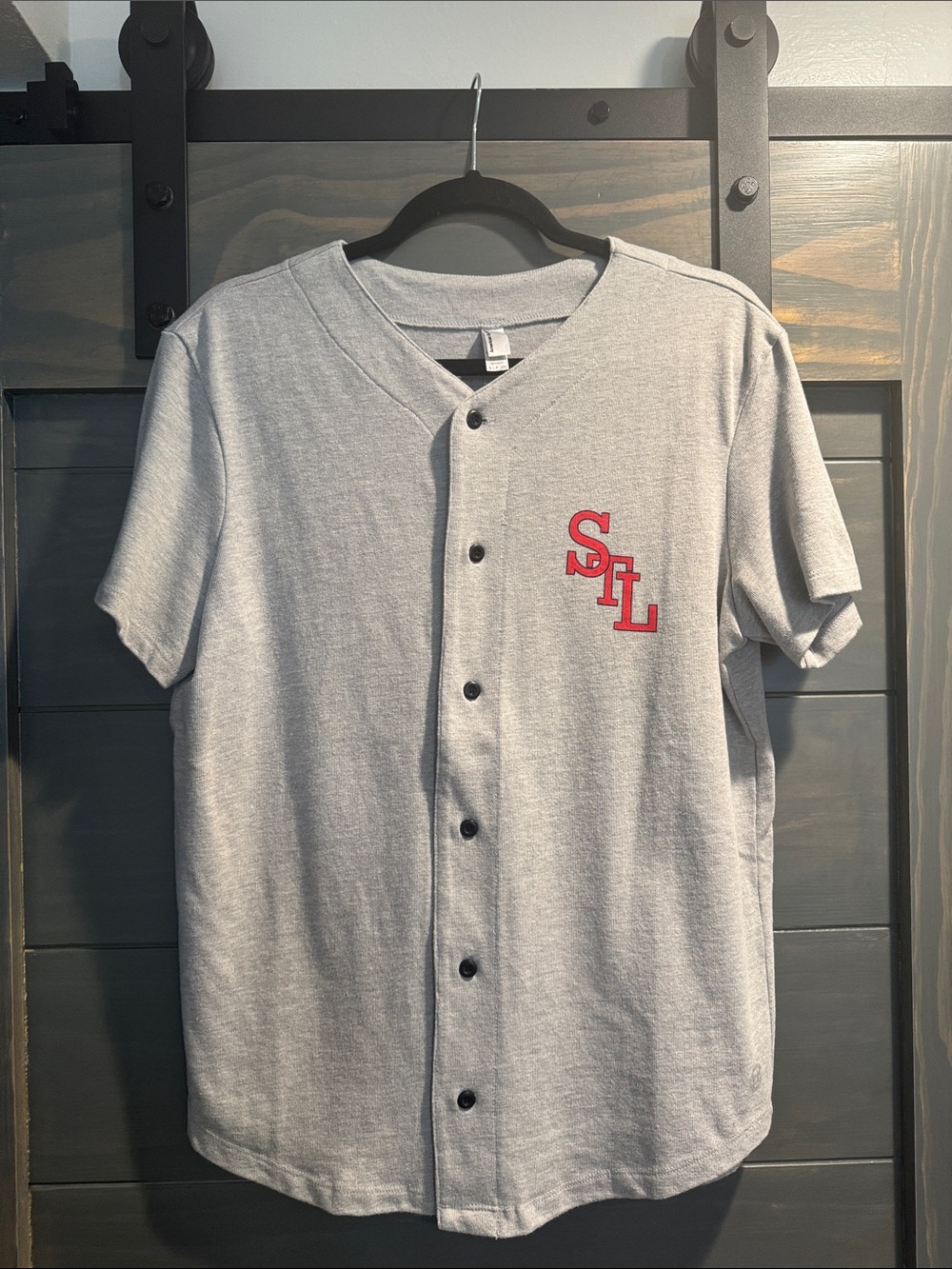 American Apparel STL St. Louis Baseball Jersey Button Front S